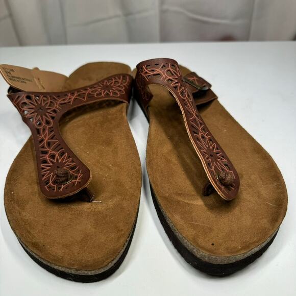 Natural Reflections Thong Sandals Women's Size 9 N71136B - Picture 2 of 7